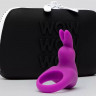 Фиолетовое эрекционное виброкольцо Happy Rabbit Cock Ring Kit