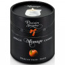 Массажная свеча с ароматом персика Bougie Massage Gourmande Pêche - 80 мл.