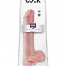 Телесный фаллоимитатор на присоске 13 Cock with Balls - 35,6 см. Телесный фаллоимитатор на присоске 13 Cock with Balls - 35,6 см.