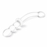 Изогнутый стеклянный фаллоимитатор 12’’ Girthy Ribbed G-Spot Glass Dildo With Handle Grip Double Ended - 30 см. Изогнутый стеклянный фаллоимитатор 12’’ Girthy Ribbed G-Spot Glass Dildo With Handle Grip Double Ended - 30 см.