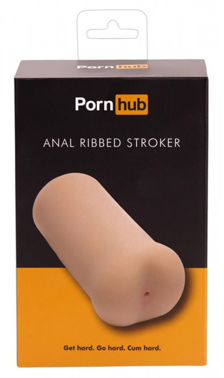 Мастурбатор-анус Anal Ribbed Stroker с рёбрышками внутри тоннеля