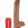 Фаллоимитатор-мулат на присоске 13 Cock with Balls - 35,6 см. Фаллоимитатор-мулат на присоске 13 Cock with Balls - 35,6 см.