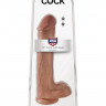 Фаллоимитатор-мулат на присоске 13 Cock with Balls - 35,6 см. Фаллоимитатор-мулат на присоске 13 Cock with Balls - 35,6 см.