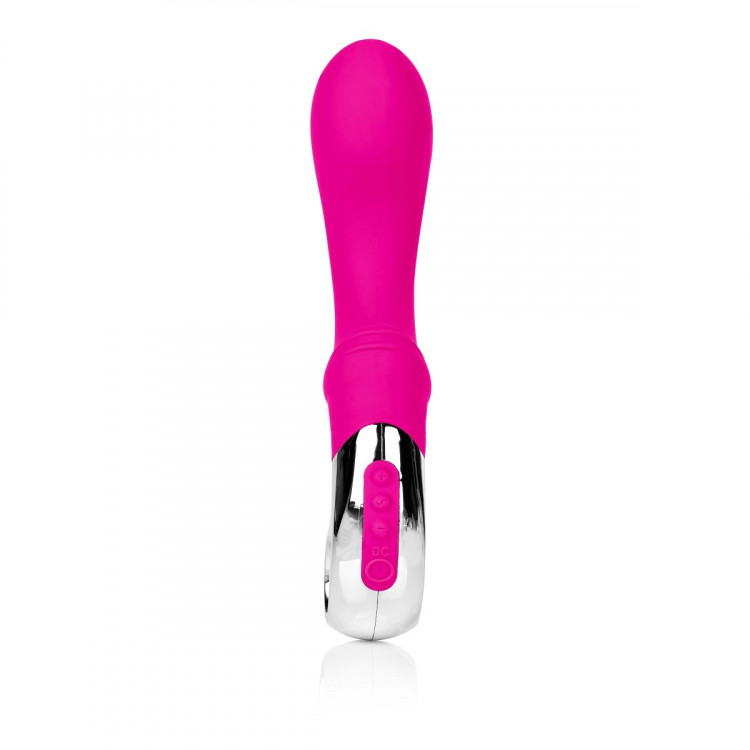 Розовый вибратор Embrace G-wand - 21 см. 