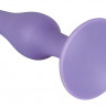 Малый фиолетовый анальный стимулятор Los Analos - 10,5 см.