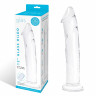 Большой стеклянный стимулятор 12’’ Glass Dildo With Veins Flat Base - 28 см. Большой стеклянный стимулятор 12’’ Glass Dildo With Veins Flat Base - 28 см.