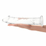 Большой стеклянный стимулятор 12’’ Glass Dildo With Veins Flat Base - 28 см. Большой стеклянный стимулятор 12’’ Glass Dildo With Veins Flat Base - 28 см.