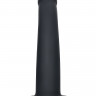 Черный анальный фаллоимитатор Serpens - 14 см.