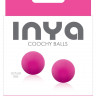 Розовые вагинальные шарики без сцепки INYA Coochy Balls Pink