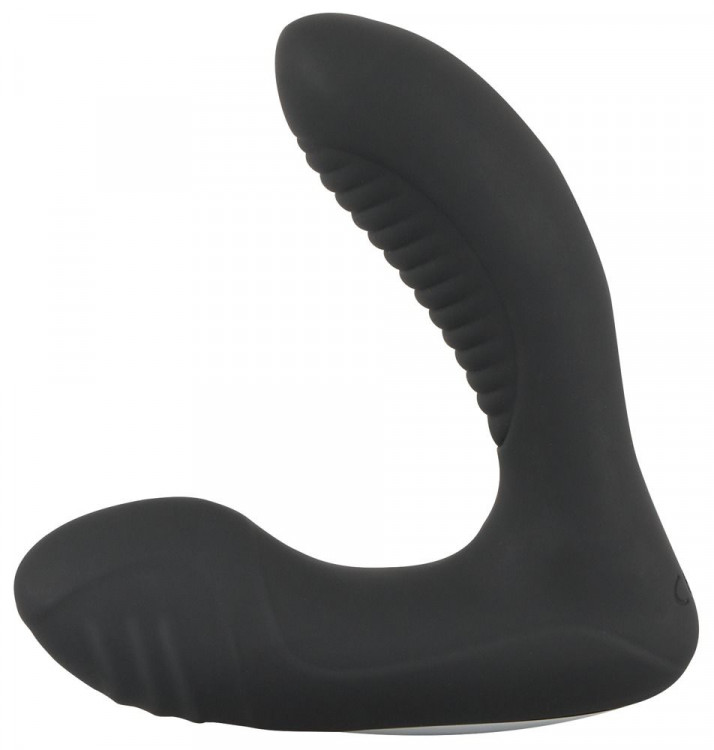 Черная анальная втулка с вибрацией и функцией нагрева Warming   Vibrating Butt Plug