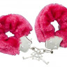 Красные меховые наручники с ключиками Furry Handcuffs Красные меховые наручники с ключиками Furry Handcuffs