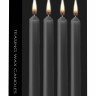 Набор из 4 черных восковых свечей Teasing Wax Candles