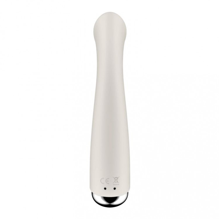 Телесный вибратор для G-стимуляции Spinning G-Spot 1 - 17 см.