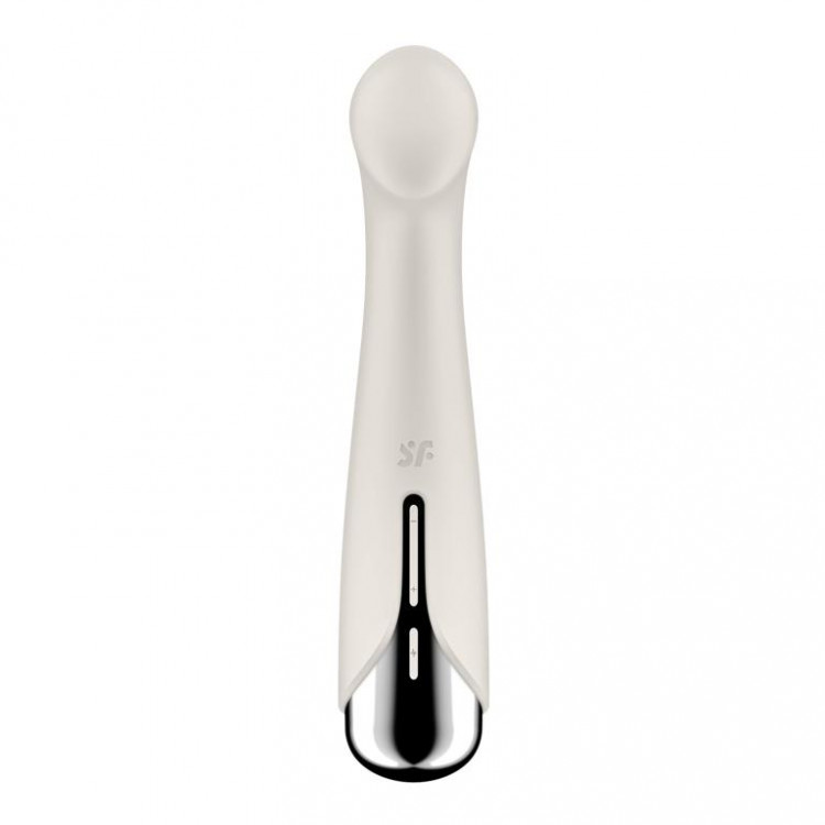 Телесный вибратор для G-стимуляции Spinning G-Spot 1 - 17 см.