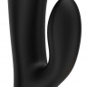 Черный вибратор Exquisite с подогревом - 20,5 см.
