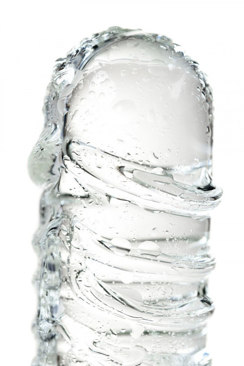 Стеклянный прозрачный фаллоимитатор Sexus Glass - 21 см.