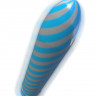 Голубой вибратор Sweet Swirl Vibrator - 21,3 см.