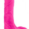 Розовый фаллоимитатор Bold Thrill 8.5 Inch Dildo - 21,6 см.