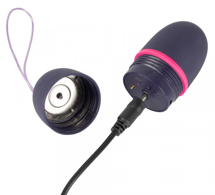 Темно-фиолетовое виброяйцо с пультом ДУ Remote Controlled Love Bullet