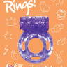 Фиолетовое эрекционное кольцо с вибрацией Rings Axle-pin