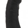 Чёрная вибровтулка-фаллос Erotic Loop Tuggers Hard Core - 11,4 см.