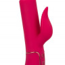 Ярко-розовый вибратор с поступательными движениями Shameless Slim Charmer - 22,75 см.