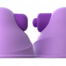 Фиолетовые виброприсоски-стимуляторы на соски Vibrating Nipple