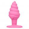 Розовая анальная пробка в виде мороженого Yum Bum Ice Cream Cone Butt Plug - 9,5 см. Розовая анальная пробка в виде мороженого Yum Bum Ice Cream Cone Butt Plug - 9,5 см.