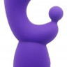 Фиолетовый вибратор INDULGENCE G Kiss - 16,5 см.