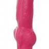 Розовый фаллоимитатор собаки  Акита  - 25 см.