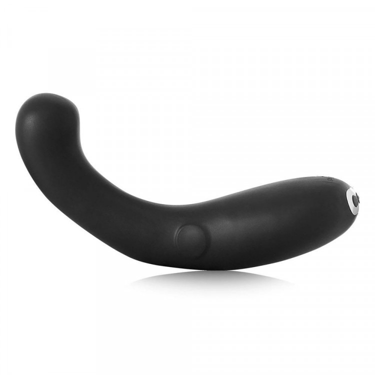 Черный гнущийся вибратор G-Kii G-Spot   Clitoral Vibrator - 23 см.
