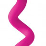 Розовая анальная пробка с хвостом-спиралью Oinkz
