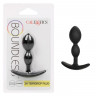 Черная анальная пробка для ношения 2X Teardrop Plug Черная анальная пробка для ношения 2X Teardrop Plug