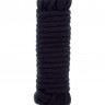 Чёрная веревка для связывания BONDX LOVE ROPE - 5 м.
