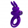 Фиолетовое эрекционное кольцо с вибростимуляцией клитора Vibrant Penis Ring III Фиолетовое эрекционное кольцо с вибростимуляцией клитора Vibrant Penis Ring III
