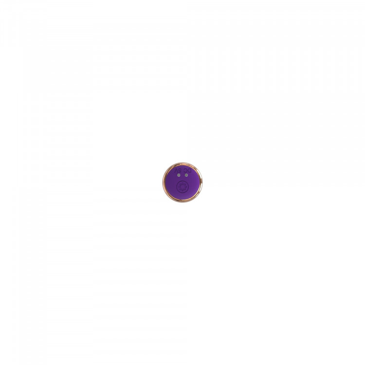 Фиолетовый тонкий стимулятор Nipple Vibrator - 23 см.
