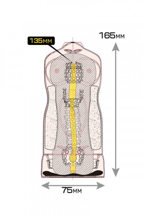 Мастурбатор MAGIC EYES Uniforms NUDE blazer R