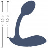 Темно-синий вибростимулятор в трусики RC Bendable Panty Vibrator Темно-синий вибростимулятор в трусики RC Bendable Panty Vibrator
