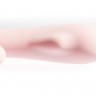 Розовый перезаряжаемый вибратор Terzo H с подогревом - 22 см.