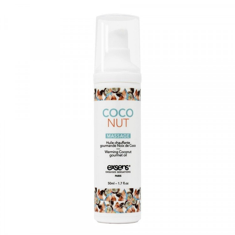 Разогревающее массажное масло с ароматом кокоса Gourmet Coconut - 50 мл.