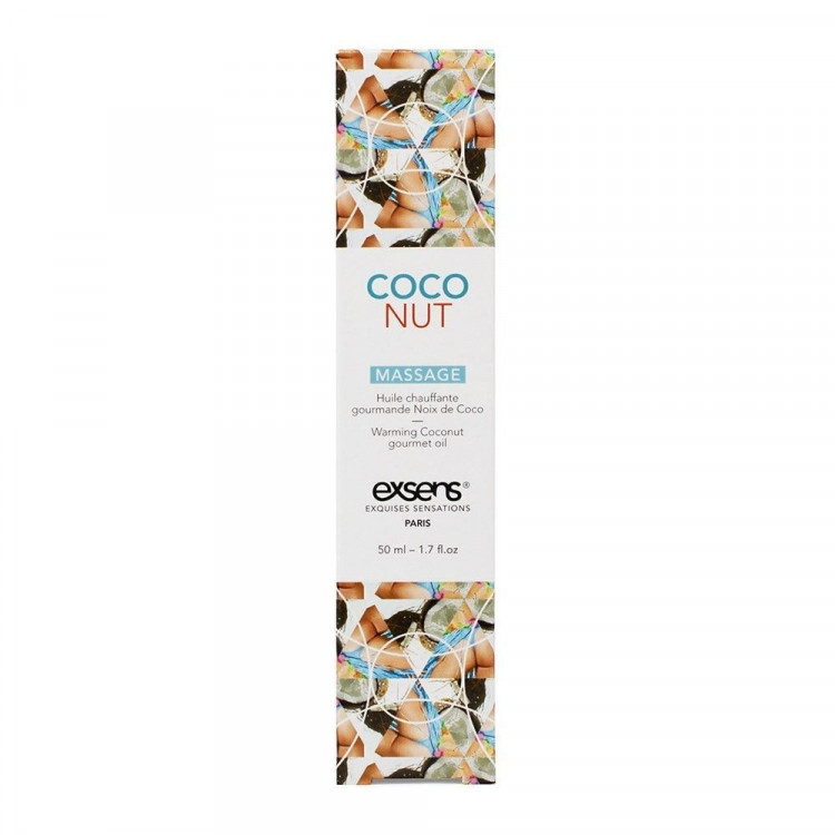 Разогревающее массажное масло с ароматом кокоса Gourmet Coconut - 50 мл.
