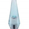 Голубая анальная пробка-конус SlimLine - 9 см.
