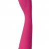 Ярко-розовый G-стимулятор IRIS Clitoral   G-spot Vibrator - 18 см.