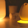 Желтый вакуум-волновой стимулятор с вибрацией и базой-ночником Cuddly Bird