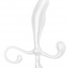 Белый стимулятор простаты Prostimulator VX1 - 12,7 см.