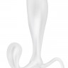 Белый стимулятор простаты Prostimulator VX1 - 12,7 см.