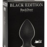 Чёрная анальная пробка Thick Anal Plug Small - 7,8 см.