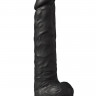 Черный фаллоимитатор-гигант XXL Dildo - 38 см.