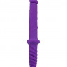 Двусторонний фиолетовый фаллоимитатор Cosmo - 23 см.