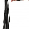 Черная плеть Mini Flogger - 56 см.